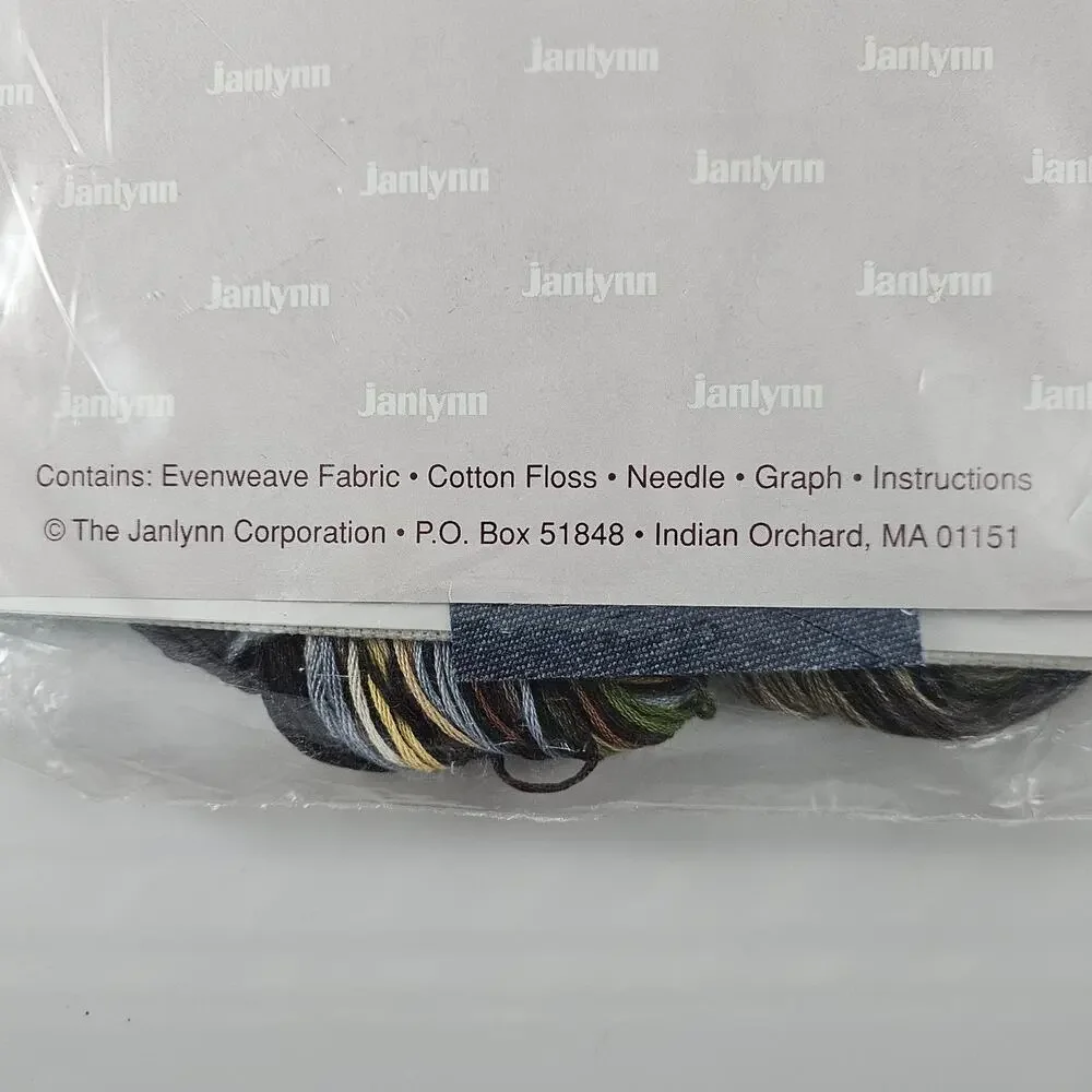 Vintage Janlynn Counted Cross Stitch Kit Number 102-11 Mabry Mill Factory Sealed